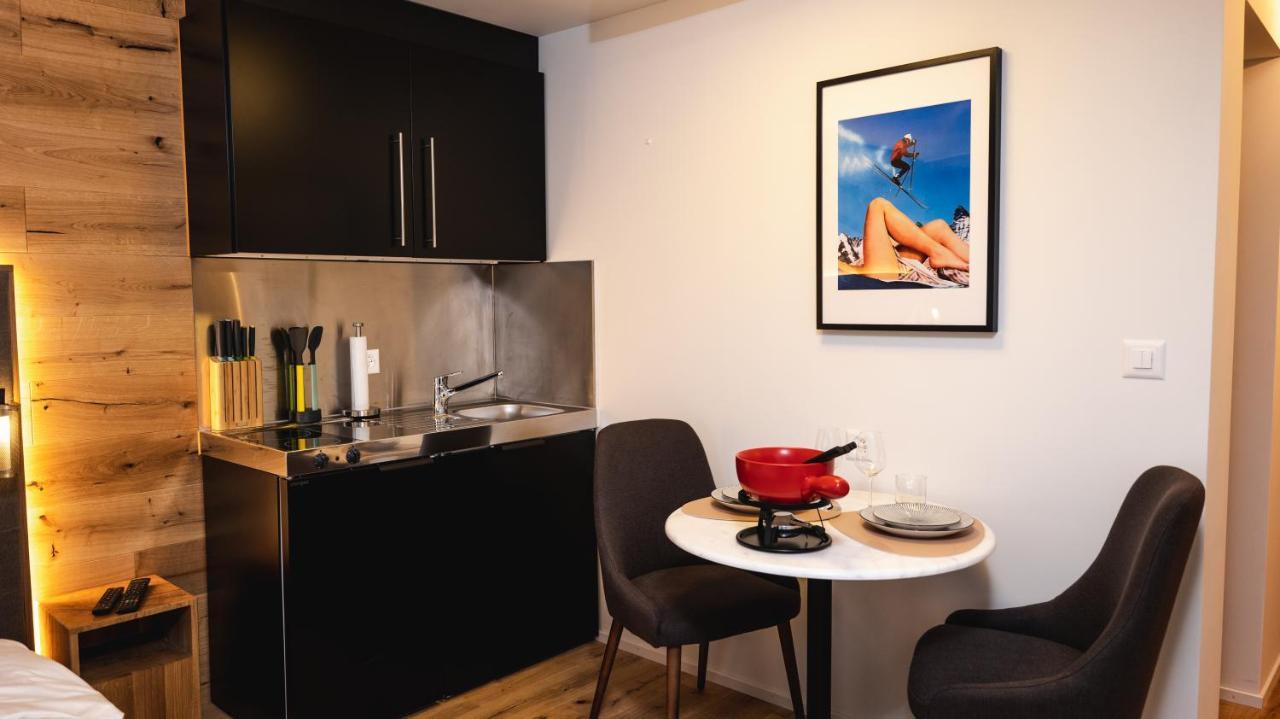 Wunderstay Alpine 403 Centric Studio Balcony/View Davos Extérieur photo
