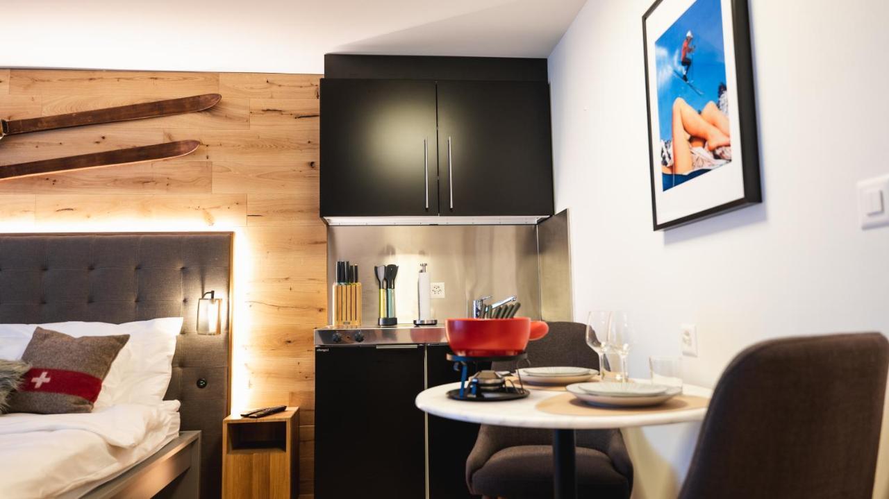 Wunderstay Alpine 403 Centric Studio Balcony/View Davos Extérieur photo