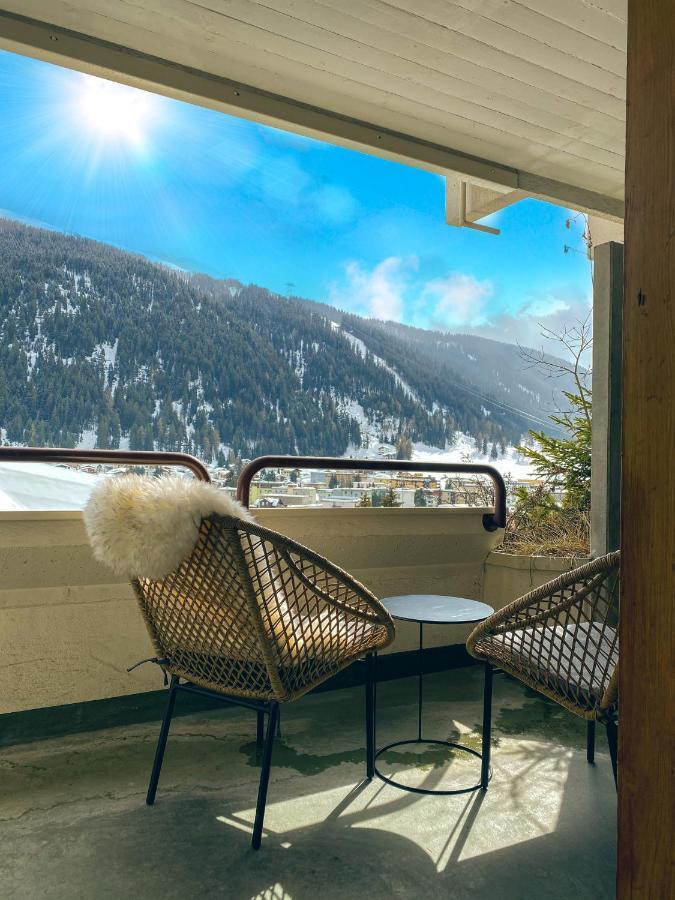 Wunderstay Alpine 403 Centric Studio Balcony/View Davos Extérieur photo